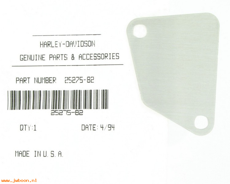   25275-82 (25275-82): Cover, breather valve - NOS - Shovelhead 82-84.Evo 1340cc '84-'92