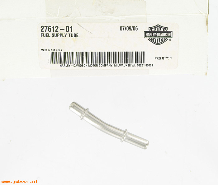   27612-01 (27612-01): Fuel supply tube - NOS - Twin Cam '01-'05