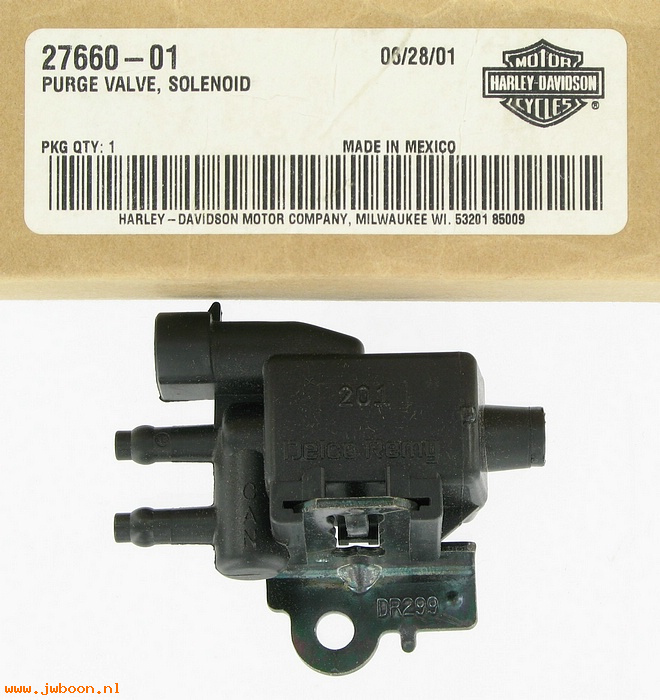   27660-01 (27660-01): Solenoid, purge valve - NOS - V-rod '02-'06, CA.