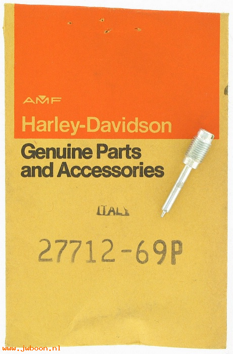   27712-69P (27712-69P / 12033): Low speed needle valve - NOS - MX-250 1975; 1978. Sprint 69-74