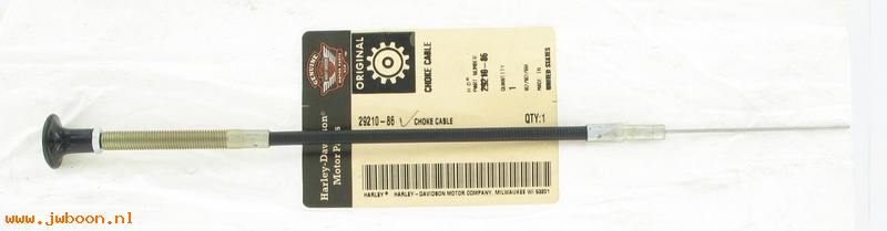   29210-86 (29210-86): Cable, choke control - NOS - FXR,FXRS,FXRT,FXRD '86-'89
