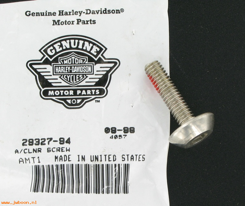   29327-94 (29327-94): Air cleaner / inspection, derby cover screw - NOS - EVO 1340cc
