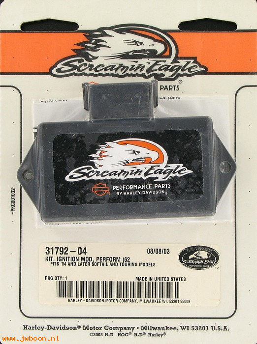   31792-04 (31792-04 / 32709-04): Ignition module, Performance (RPM limit 6200) Screamin' Eagle-NOS