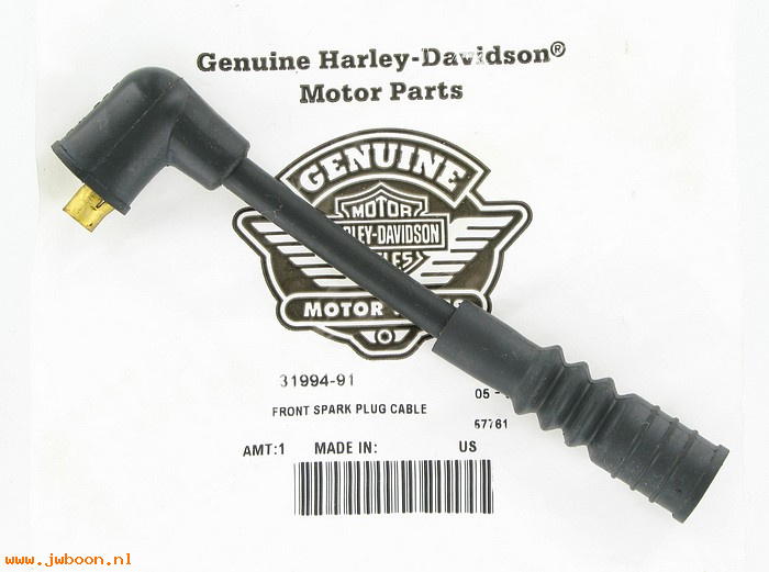   31994-91 (31994-91): Cable, spark plug - front - NOS - Touring '91-'95