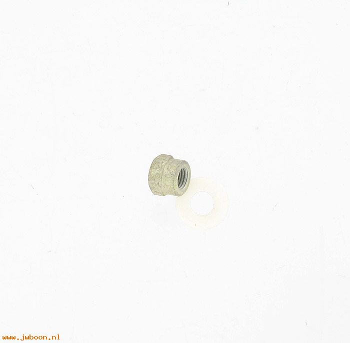   45894-50 (45894-50): Upper snubber bracket stud nut - NOS - S, 125 1950