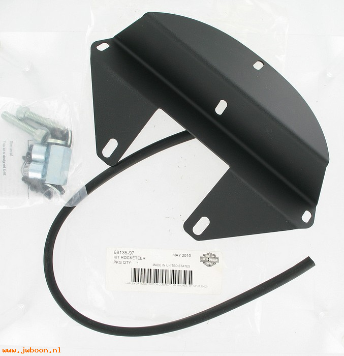   68135-97 (68135-97): Hardware kit - 39mm headlamp visor - NOS - XL, FXR, FXD