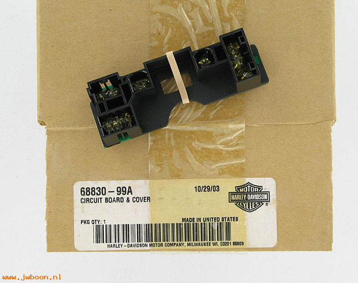   68830-99A (68830-99A): Circuit board & cover - NOS - XL, FXD,Dyna, Softail, Touring '99-