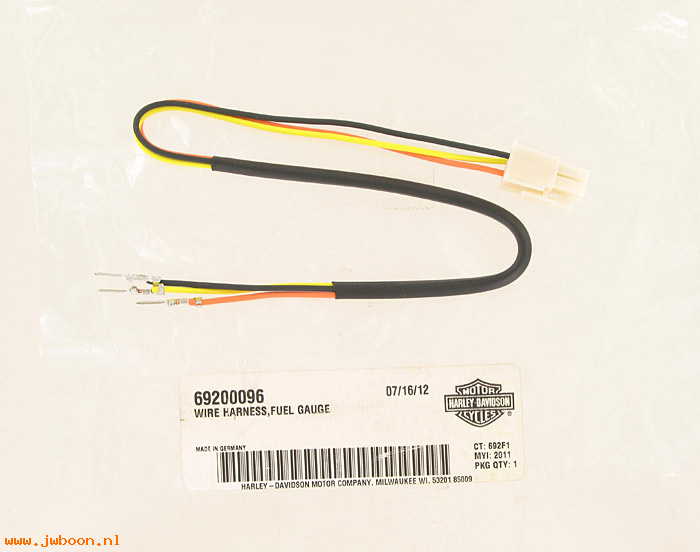   69200096 (69200096): Wire harness - fuel gauge - NOS