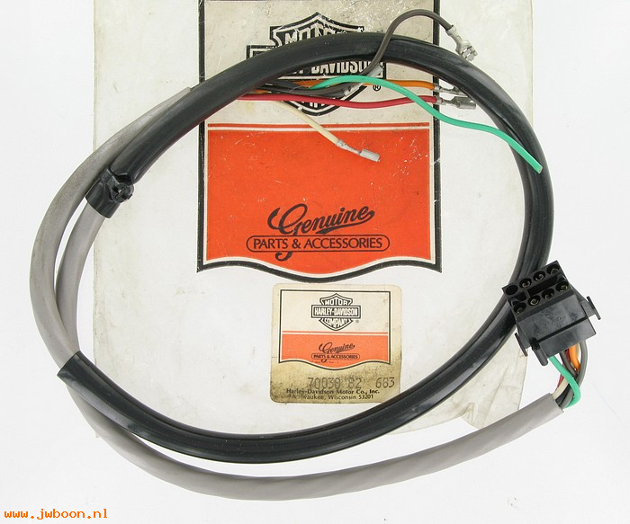   70038-82 (70038-82): Wiring harness - right handlebar - NOS - FXWG 82-86, Wide Glide