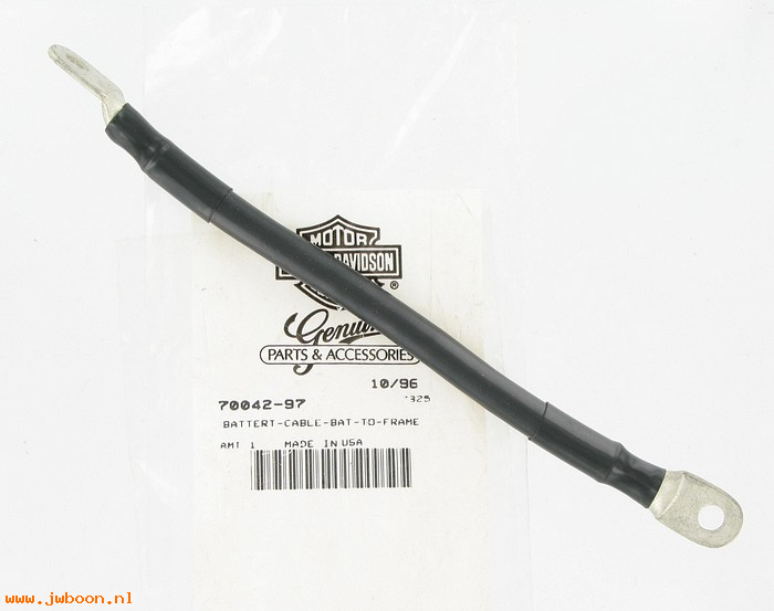   70042-97 (70042-97): Battery cable - battery to frame - NOS - FLT 97-03, Tour Glide