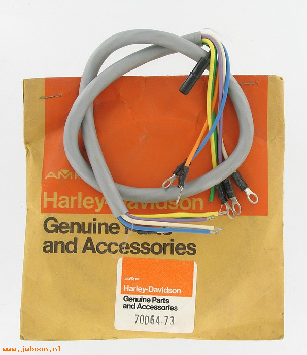   70064-73 (70064-73): Wiring harness, left handlebar switch - NOS - FX, XLH,XLCH 73-74