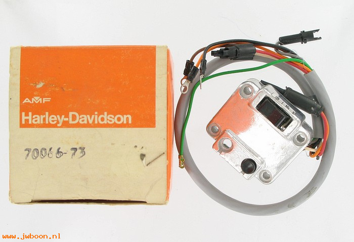   70066-73 (70066-73): Switch assy - right handlebar, w.directionals - NOS - XLCH L73-74