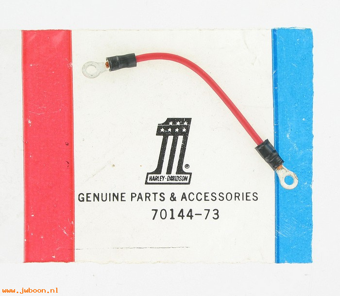  70144-73 (70144-73): Wire, ignition switch terminal 2 & 4 - NOS - FL, FLH 73-78, AMF