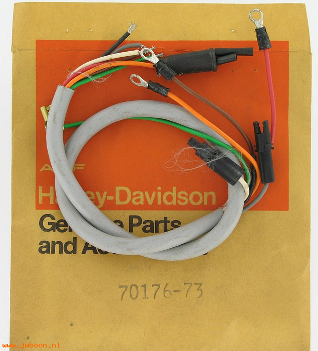   70176-73 (70176-73): Wiring harness,right handlebar switch,w.directionals - NOS-XLH,FX
