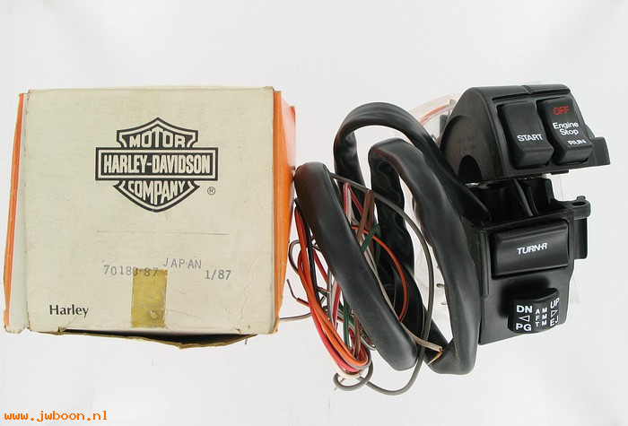   70180-87 (70180-87): Switch assy. kit - right - NOS - Touring. FLTC, FLHTC, FXRT 1987