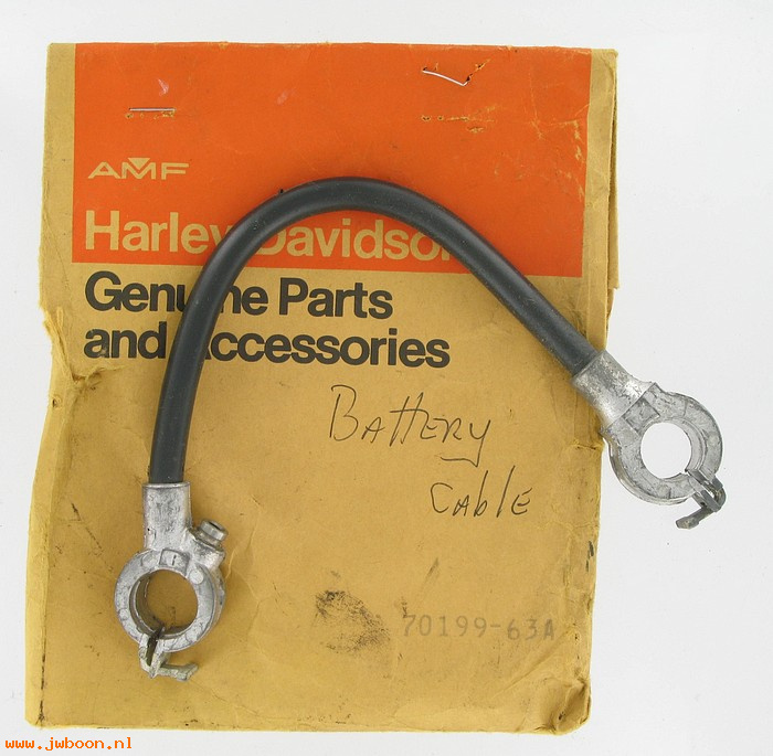   70199-63A (70199-63A): Battery connector cable - short - NOS - Golf car 1966