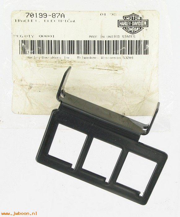   70199-87A (70199-87A): Bracket, connectors - NOS - FXLR 87-91, Low Rider Custom