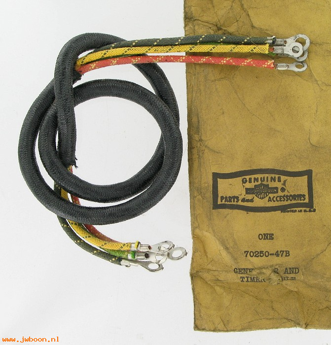   70250-47B (70250-47B): Generator & timer cable / wire - NOS - 125 48-52. 165 53-58