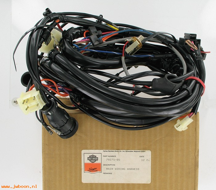   70275-85 (70275-85): Main wiring harness - NOS - FLHTP L85-E86, Electra Glide Police