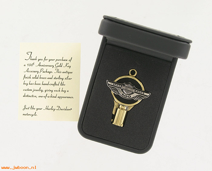   71015-03-3176 (71015-03/3176): 100th anniversary gold barrel key - key nr. 3176 - NOS