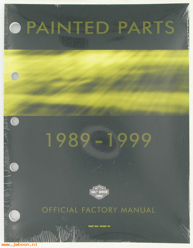   99489-99 (99489-99): Painted parts catalog '89-'99 - NOS