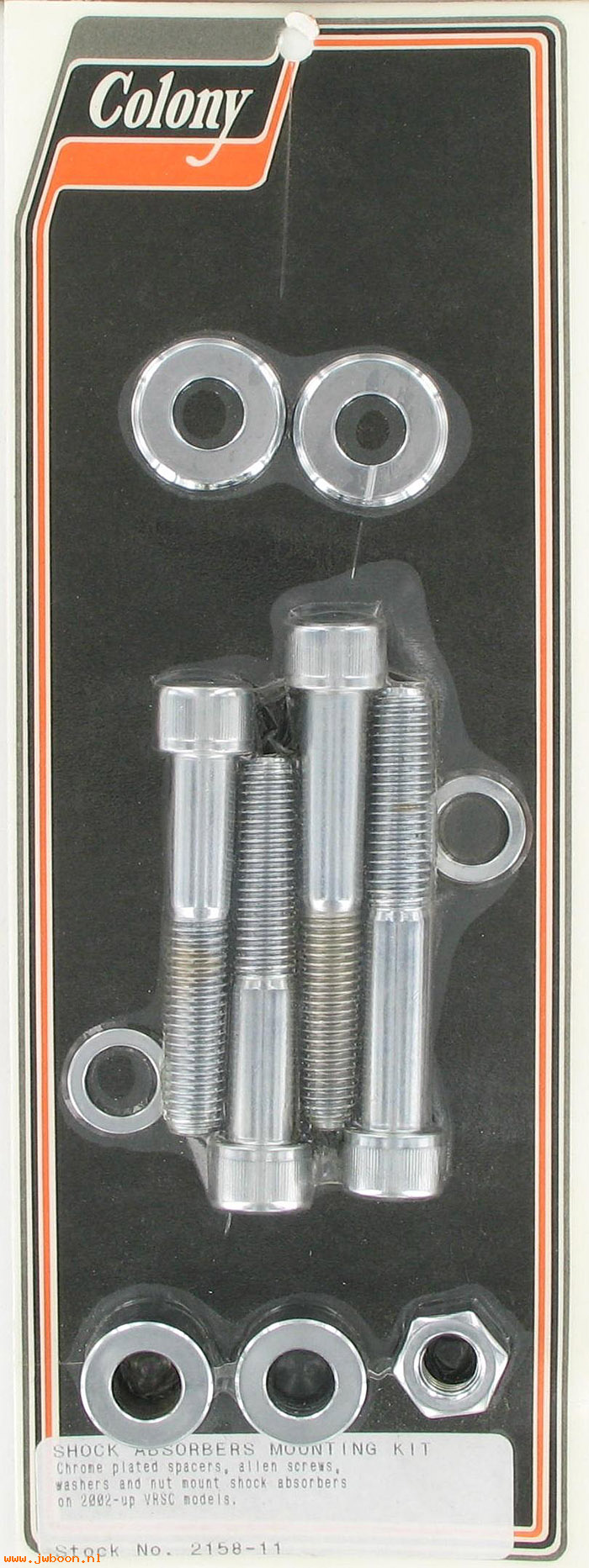 C 2158-11 (): Shock absorbers mounting kit, Allen screws - V-rod 02-05,in stock