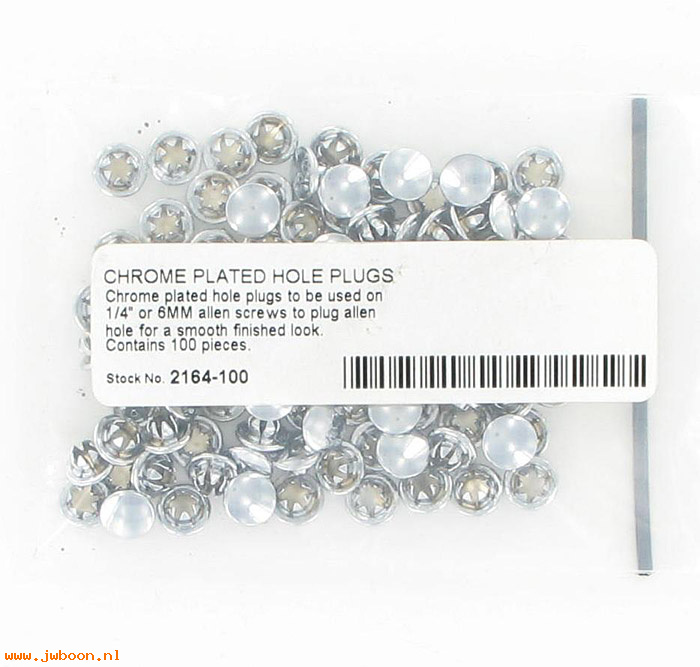 C 2164-100 (): Hole plugs, 1/4" Allen screws, in stock, Colony