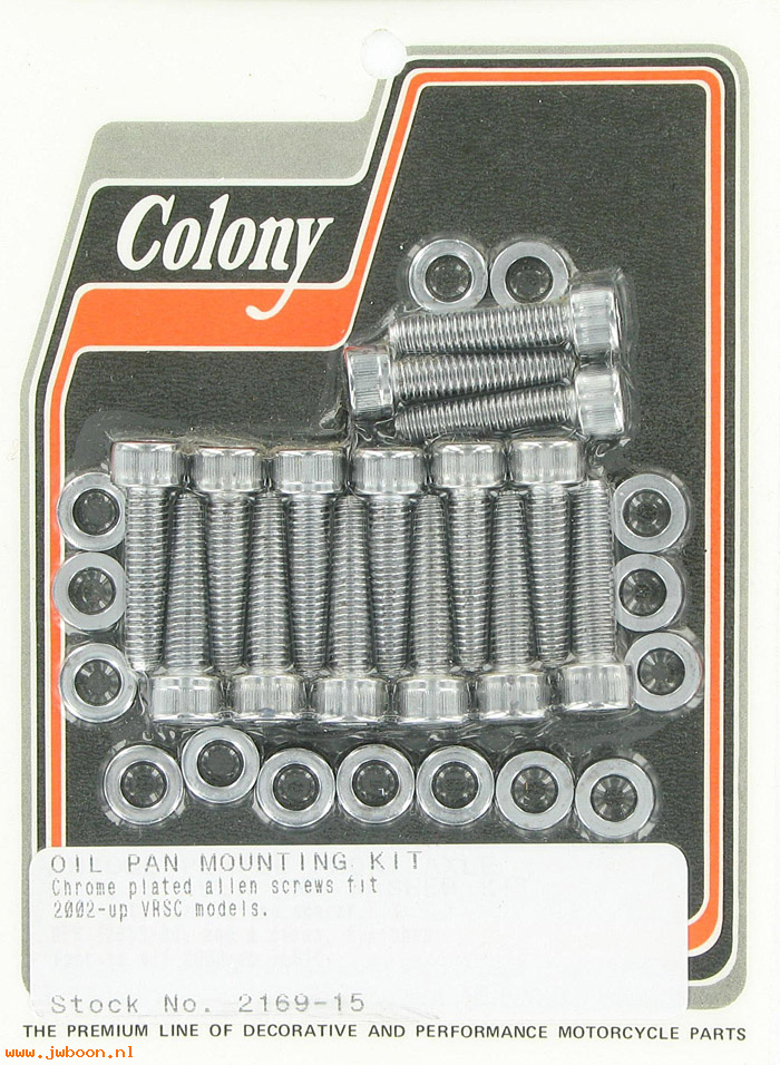 C 2169-15 (): Oil pan mounting kit - Allen screws, in stock - VRSC '02-