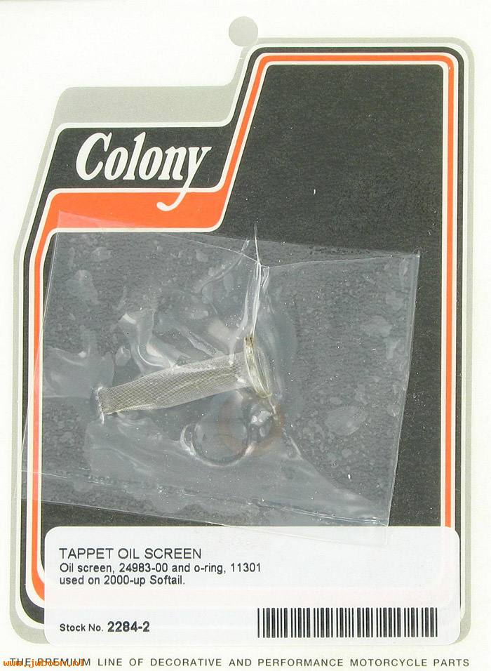 C 2284-2 (24983-00 / 11301): Tappet oil screen, in stock - Softail '00-