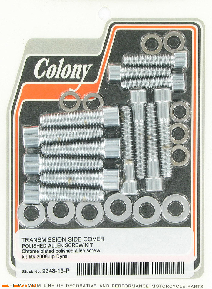C 2343-13-P (): Transmission side cover screws,polished, Allen,in stock - FXD 06-