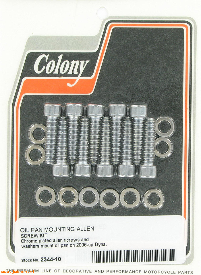C 2344-10 (): Oil pan mtg. screw kit - Allen, in stock, Colony - FXD '06-
