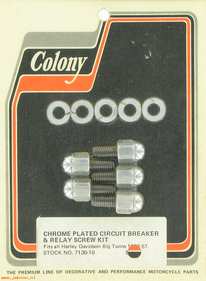 C 7130-10 (): Circuit breaker & relay mounting screws - EL,FL '36-'57, in stock