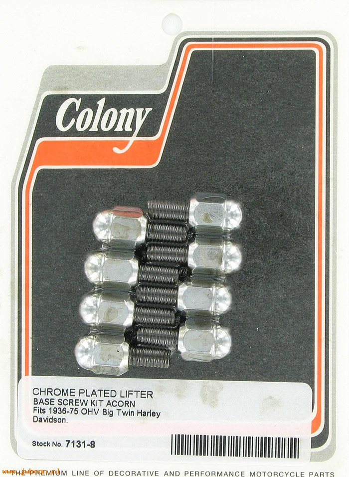 C 7131-8 (): Lifter base screws - Big Twins '30-'75. Flathead 45 750cc '30-'73
