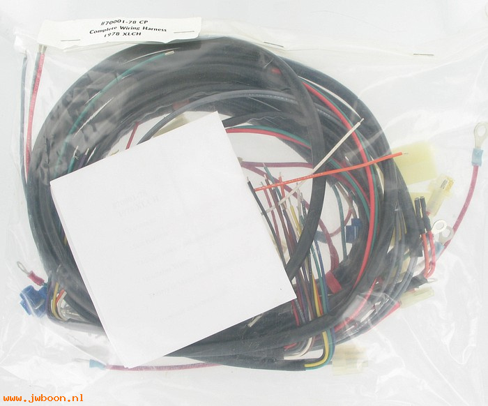 R  70001-78CP (70001-78): Complete wiring harness - Sportster Ironhead, XLCH 1978