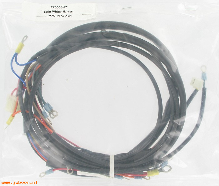 R  70006-75 (70006-75): Main wiring harness - Sportster Ironhead, XLH '75-'76