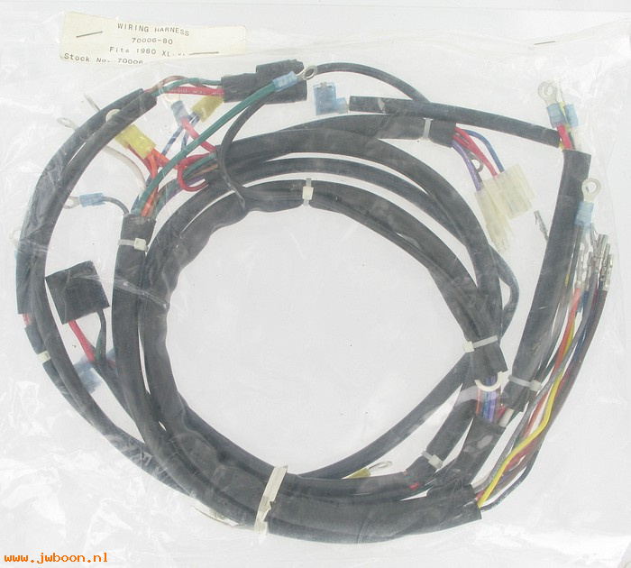 R  70006-80 (70006-80): Main wiring harness - Sportster Ironhead, XL, XLS, Roadster 1980