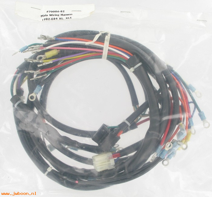 R  70006-82 (70006-82): Main wiring harness - Sportster Ironhead, XL, XLS '82-early'84.