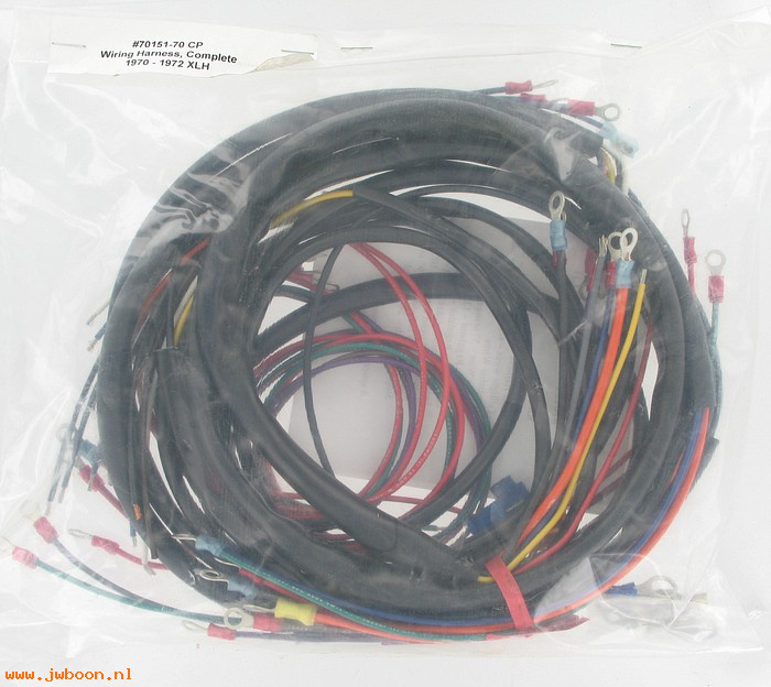 R  70151-70CP (70151-70): Complete wiring harness - Sportster Ironhead, XLH '70-'72