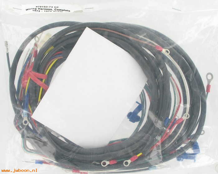 R  70153-73CP (70153-73): Complete wiring harness - Sportster Ironhead, XLCH '73-'74