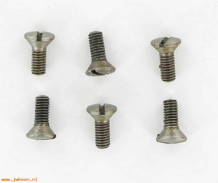        058 (    1956): Screw, 5/16"-18 x 13/16" oval countersunk head - NOS, in stock