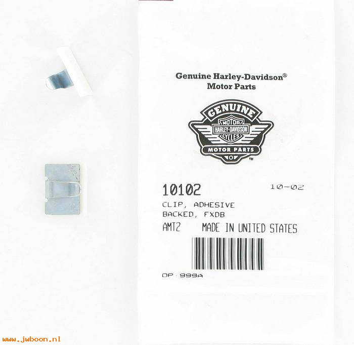      10102 (   10102 / 10187): Clip, small - adhesive back - NOS - FXDB.  FXDWG 93-  Softail