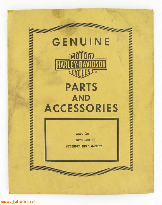      11-39.2 (16768-39): Gaskets, cylinder head - NOS - 750cc with aluminum cylinder heads