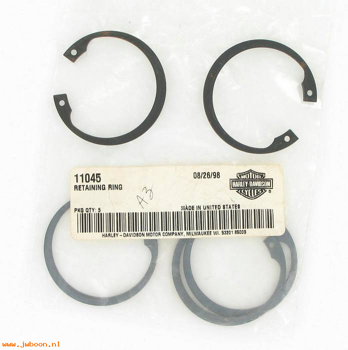      11045 (   11045): Retaining ring, clutch guide bearing - NOS - Sportster late'84-90