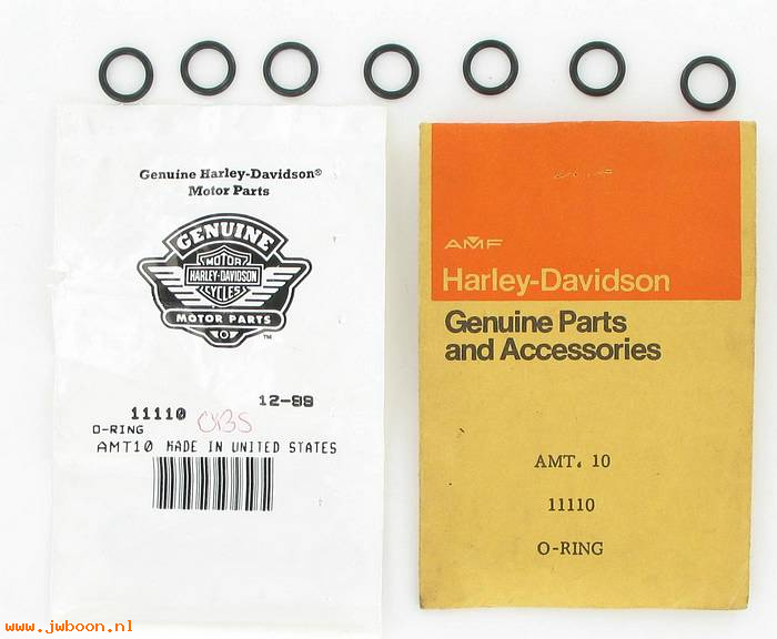      11110 (   11110): O-ring, tach & tappet guide, 883-1100 - NOS - XL's. XR1000/1200