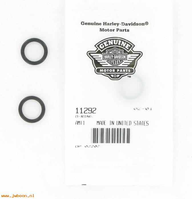      11292 (   11292): O-ring, air cleaner back - NOS