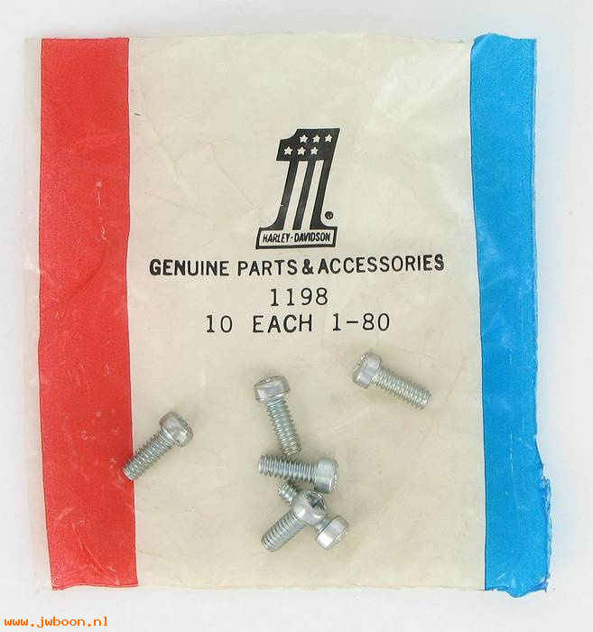       1198 (    1198): Screw, 10-24 x 1/2" Pozidriv fillister head, grade2-NOS - XL, FLT