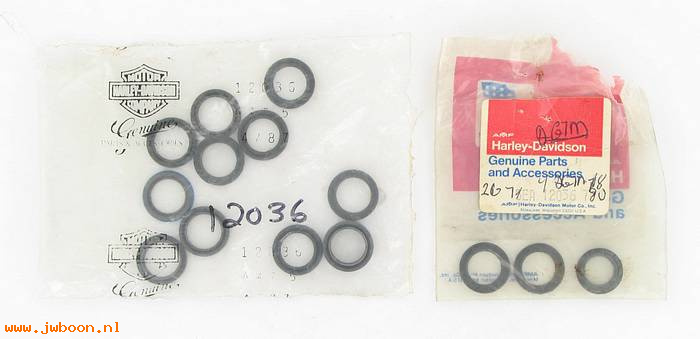     12036 (   12036): Oil seal,oil pump outer plate - NOS - Sportster Ironhead XL 77-82