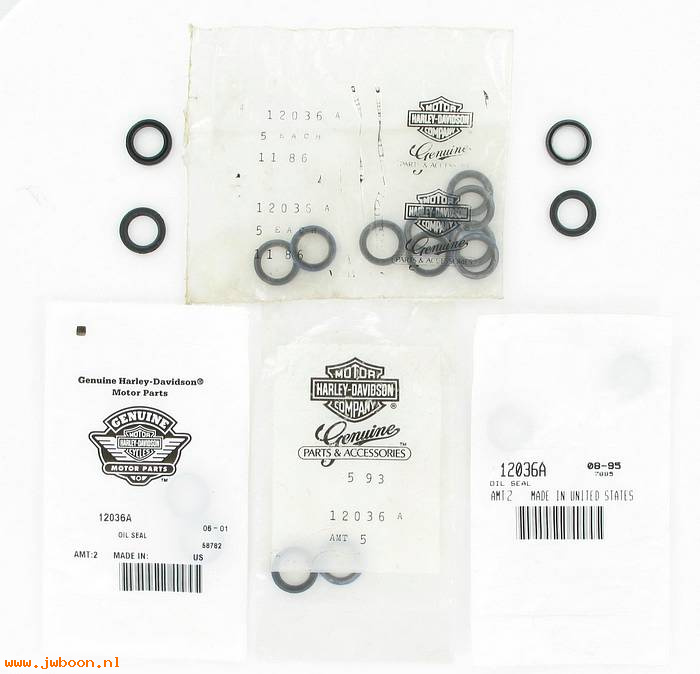      12036A (   12036A): Oil seal, oil pump outer plate - NOS - Sportster XL 77-90