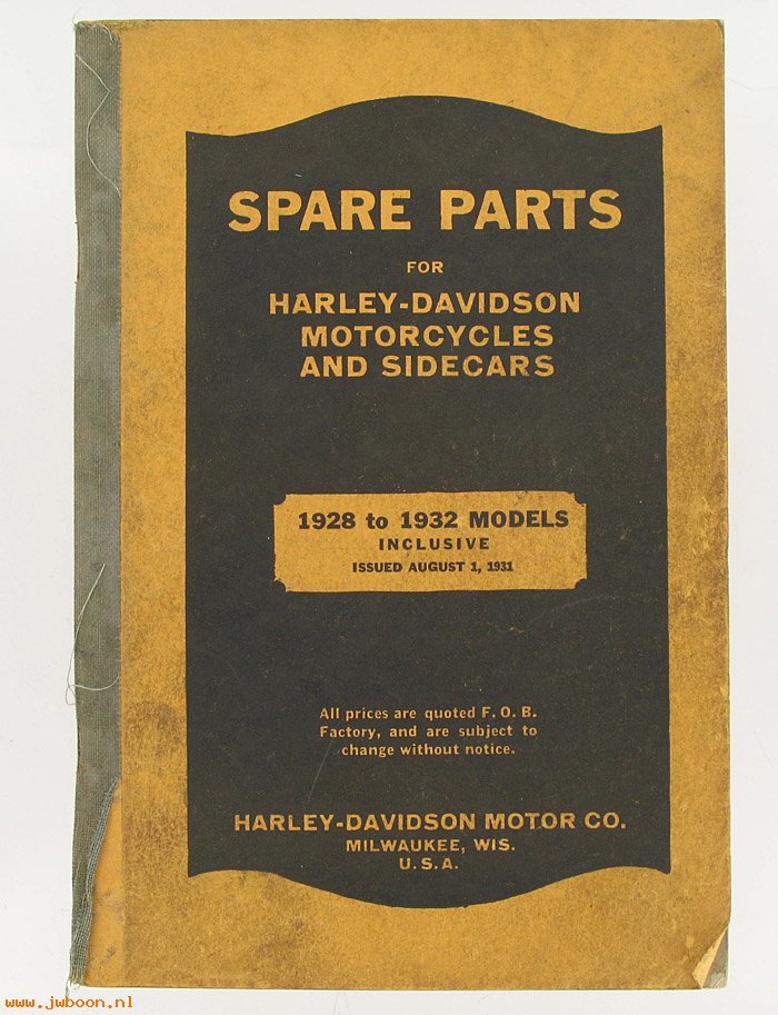   13850-32 (13850-32): Parts catalog '28-'32