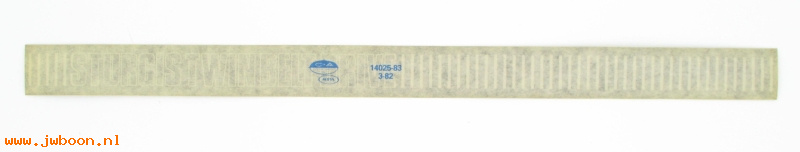   14025-83 (14025-83): Decal   "Sturgis twin belt drive" - NOS - FXSB 1983, Low Rider
